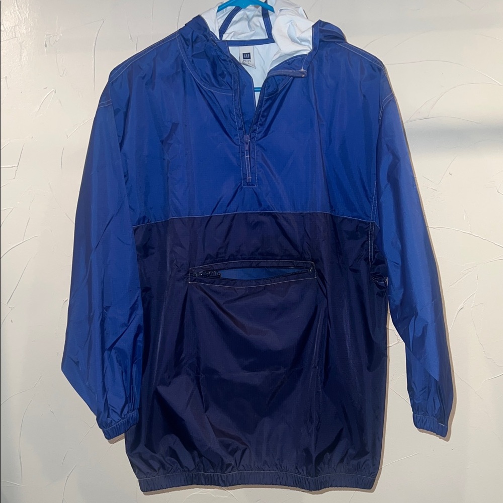 GAP Navy and Blue Windbreaker xxl